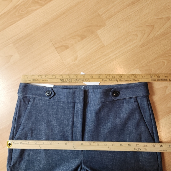 NWT Ann Taylor Loft The Skinny Blue Thick Pants Women's Size 12 - Picture 10 of 13